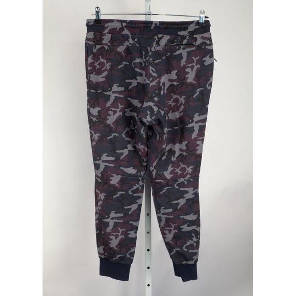 Nike Joggers Men Large Gray Brown Tech Fleece Khaki Camo Pants Pocket 682852-451 - Picture 3 of 13